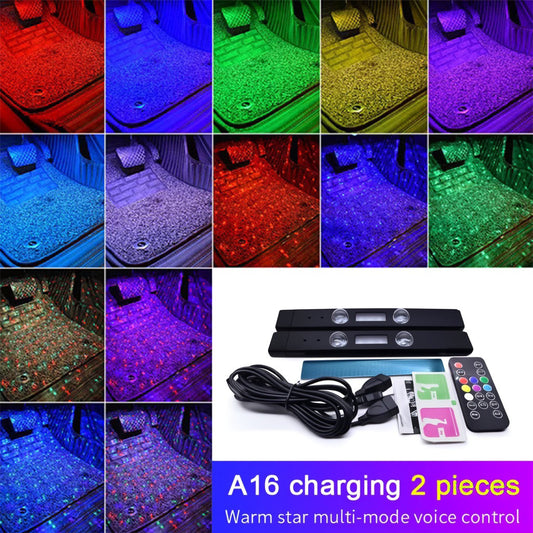 USB RGB Car Ambient Light