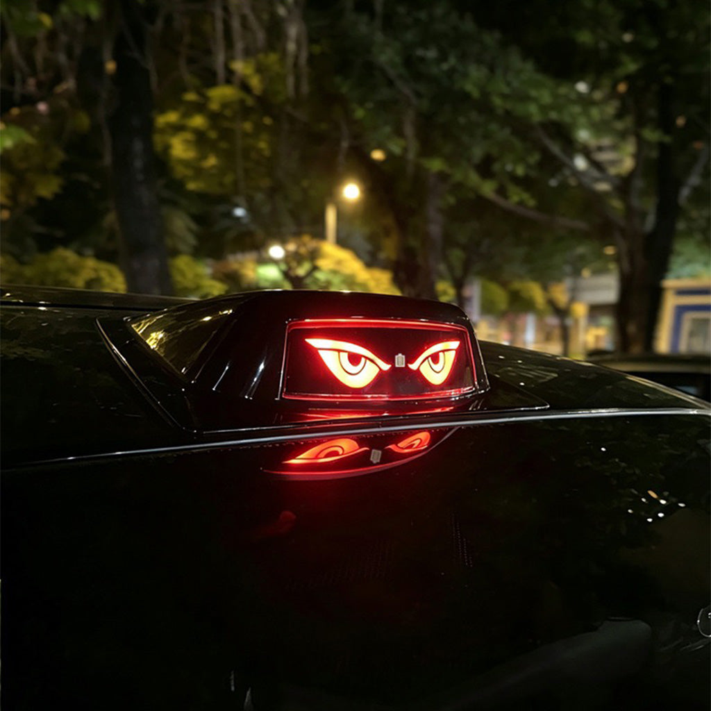 Solar Car Roof Devil Eyes Light