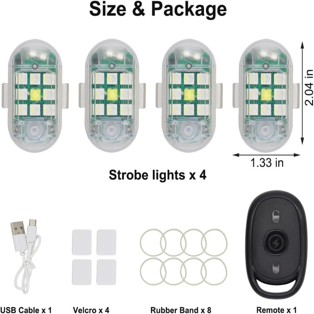 Luces estroboscópicas LED inalámbricas